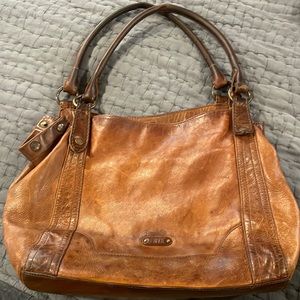 Leather Frye handbag
